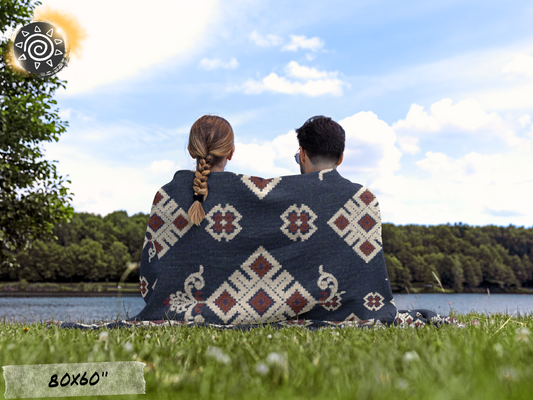 Woven Blanket - Ukrainian Theme