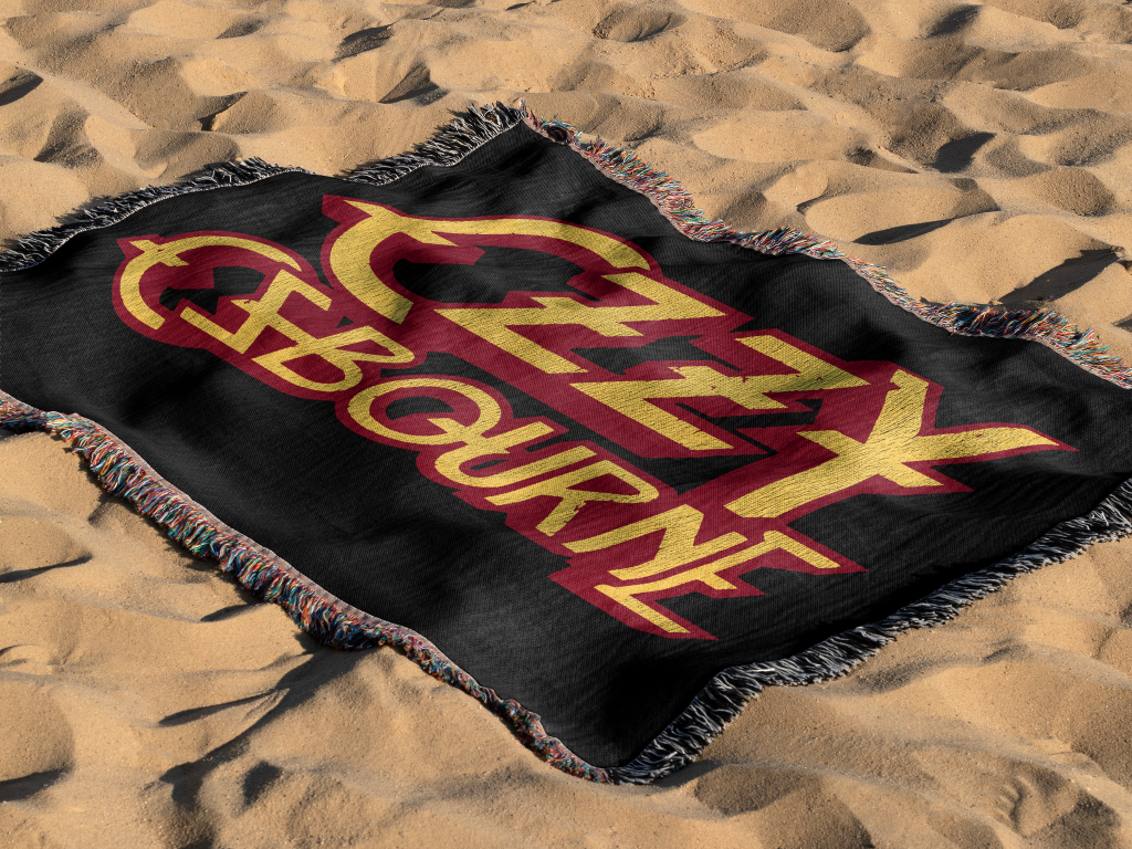 Ozzy Osbourne Woven Blanket