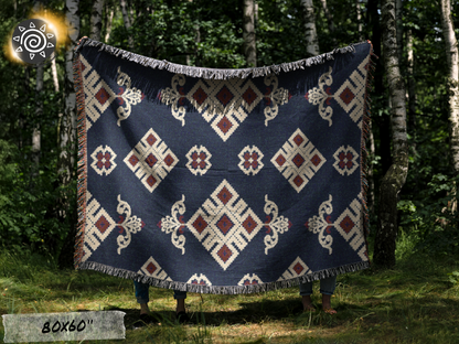 Woven Blanket - Ukrainian Theme