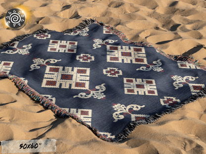 Woven Blanket - Ukrainian Theme