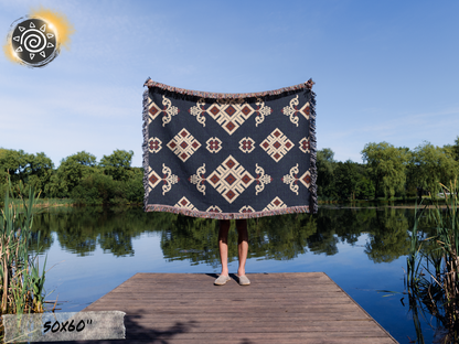 Woven Blanket - Ukrainian Theme