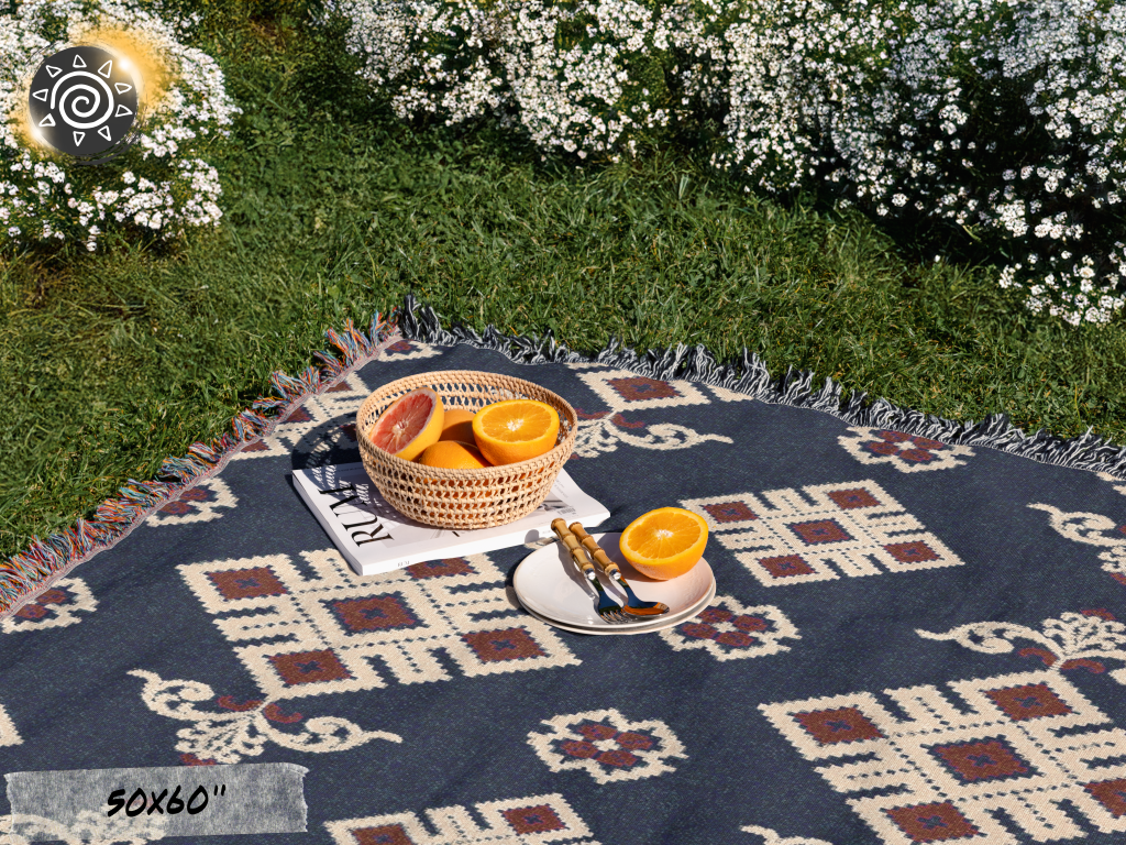 Woven Blanket - Ukrainian Theme