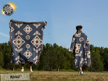 Woven Blanket - Ukrainian Theme