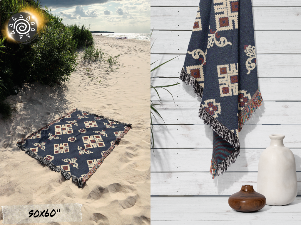 Woven Blanket - Ukrainian Theme