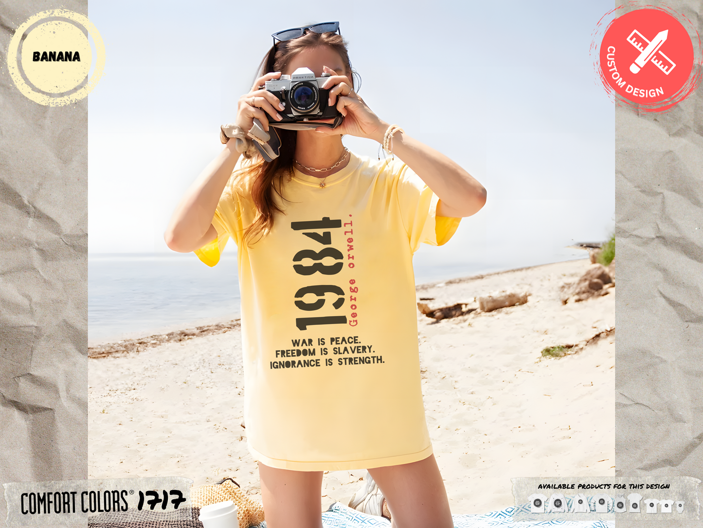 1984 George Orwell - Comfort Colors® 1717 T-shirt