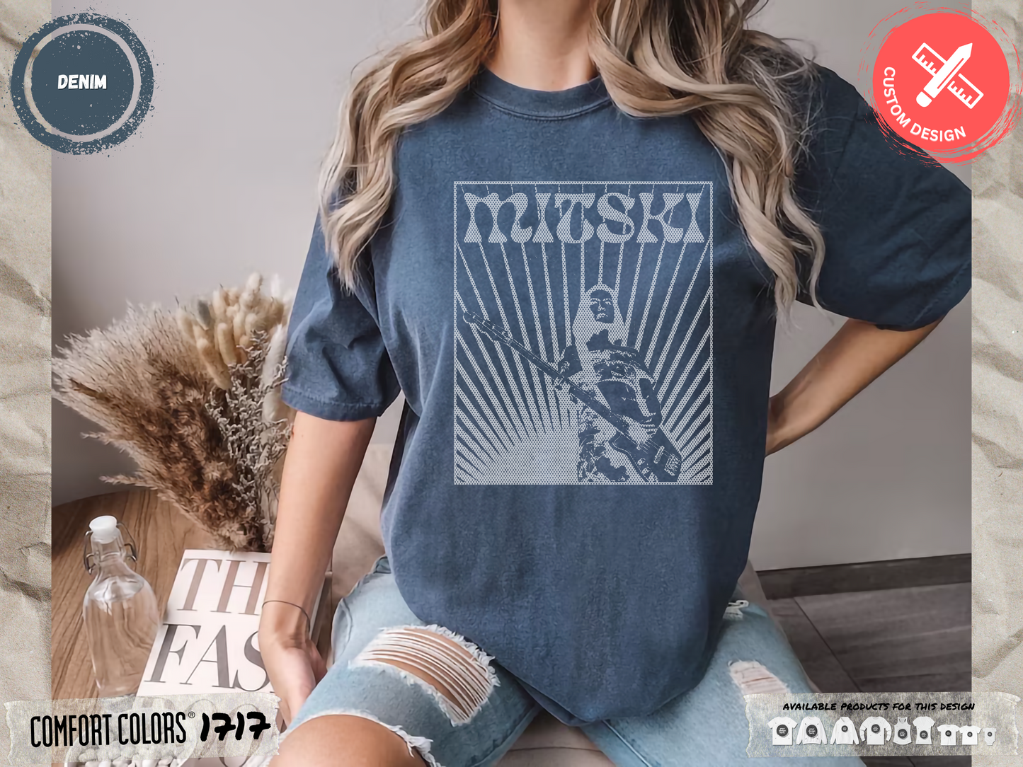 Mitski Retro Guitar - Comfort Colors® 1717 T-shirt