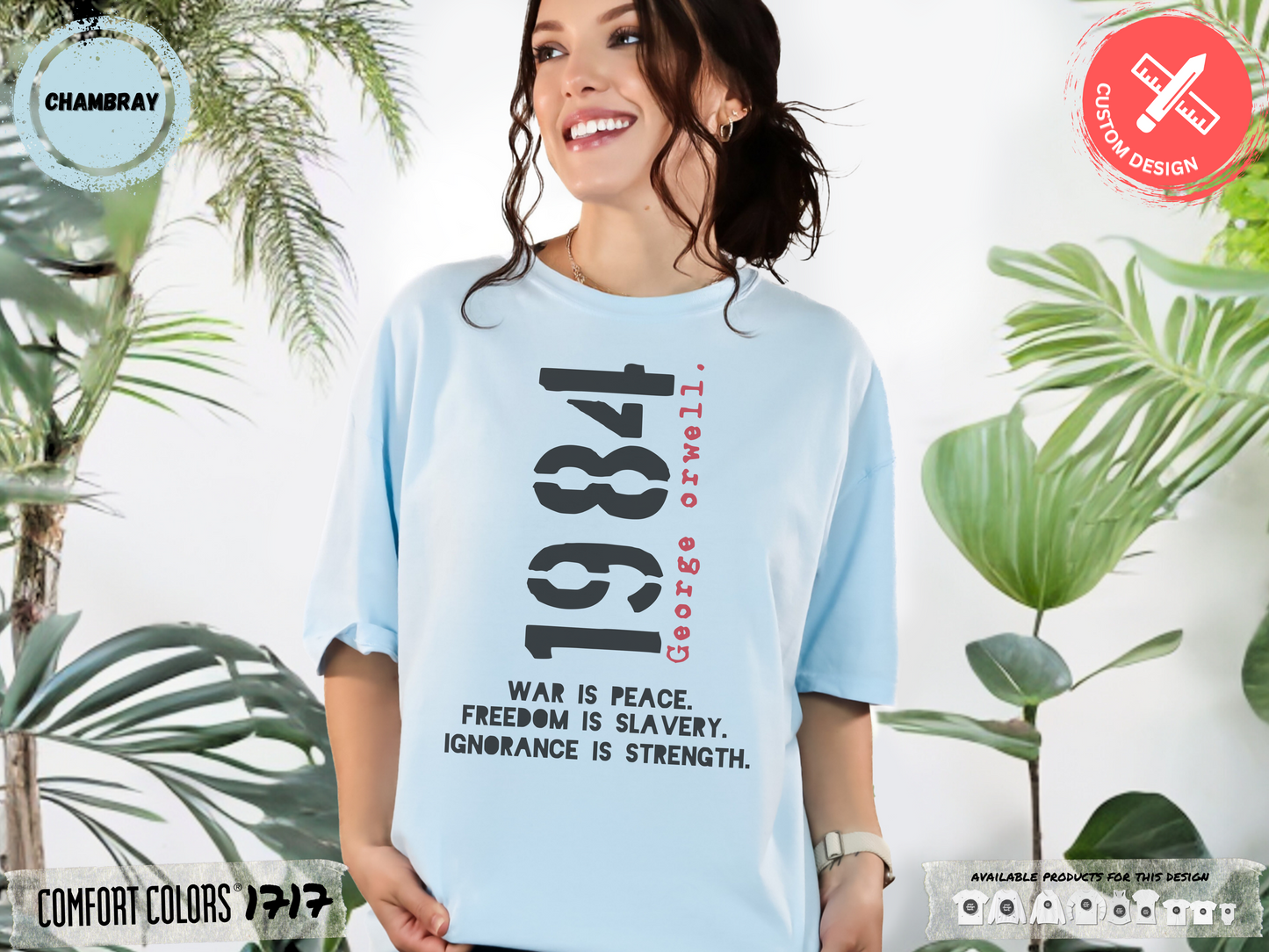 1984 George Orwell - Comfort Colors® 1717 T-shirt