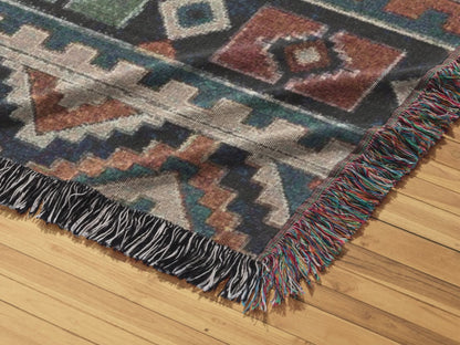 Woven Blanket - Aztec Theme