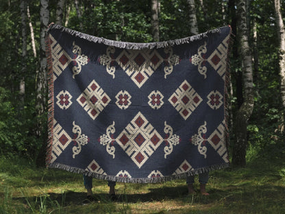 Woven Blanket - Ukrainian Theme